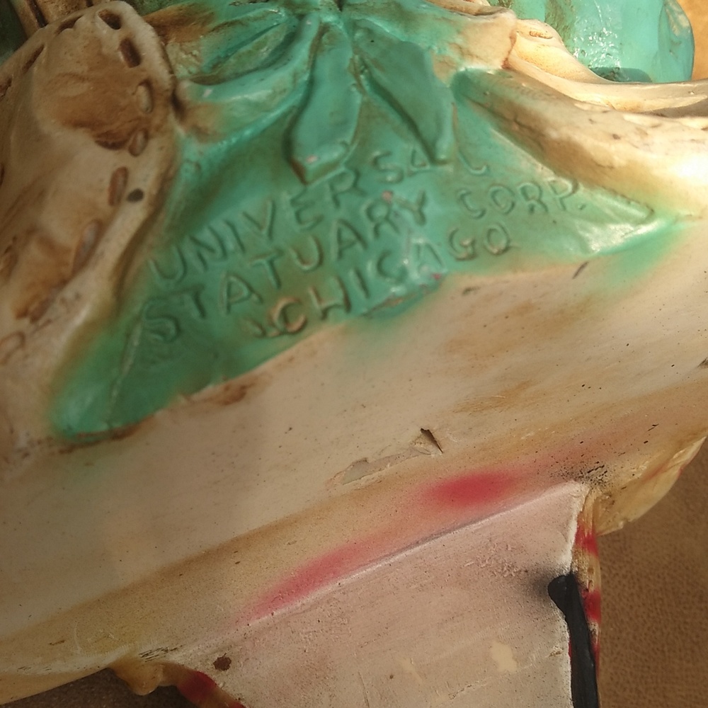 Raggedy Ann Andy Vintage Universal Statuary Corp 1969 Shelf Decor Plastic Mold - Picture 6 of 8